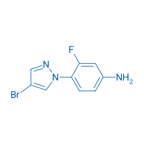 4-(4-Bromo-1H-pyrazol-1-yl)-3-fluoroaniline 5g