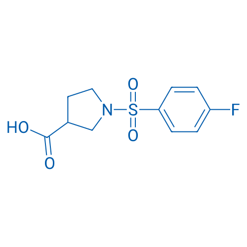 1-((4-Fluorophenyl)sulfonyl)pyrrolidine-3-carboxylic acid 10mg