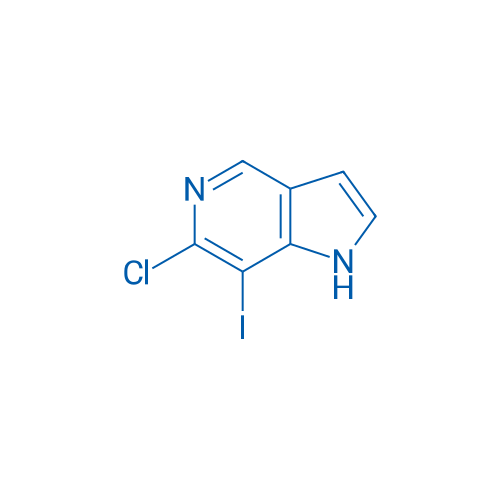 6-Chloro-7-iodo-1H-pyrrolo[3,2-c]pyridine 100mg