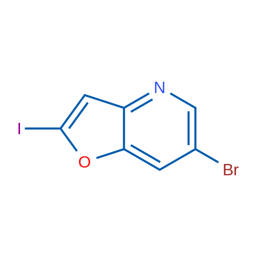 6-Bromo-2-iodofuro[3,2-b]pyridine 1g