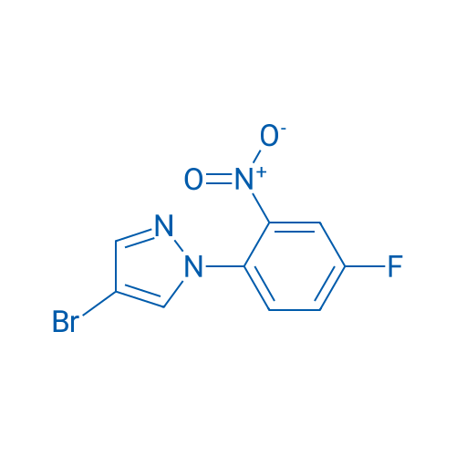 4-Bromo-1-(4-fluoro-2-nitrophenyl)-1H-pyrazole 5g
