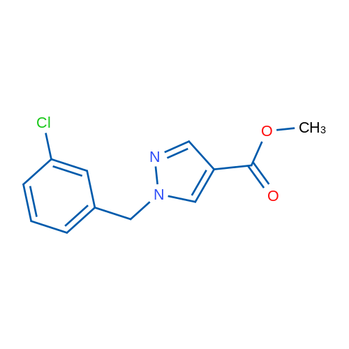 Methyl 1-(3-chlorobenzyl)-1H-pyrazole-4-carboxylate 5g