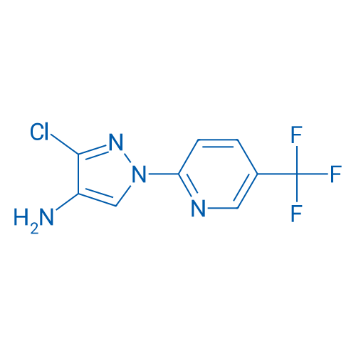3-Chloro-1-(5-(trifluoromethyl)pyridin-2-yl)-1H-pyrazol-4-amine 5g