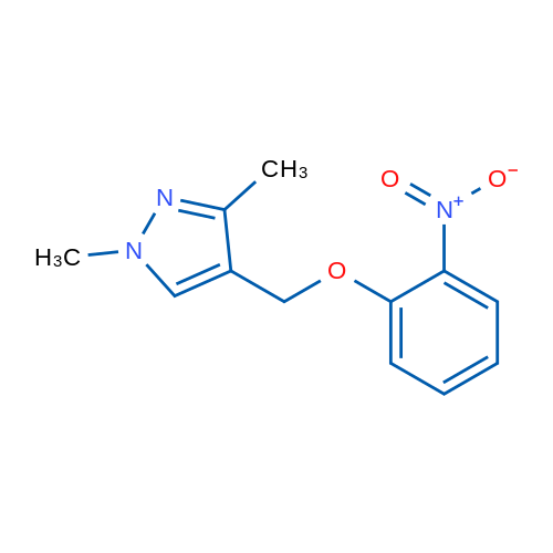 1,3-Dimethyl-4-((2-nitrophenoxy)methyl)-1H-pyrazole 1g