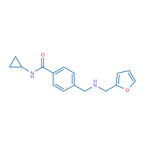 N-Cyclopropyl-4-{[(furan-2-ylmethyl)amino]methyl}benzamide 1g