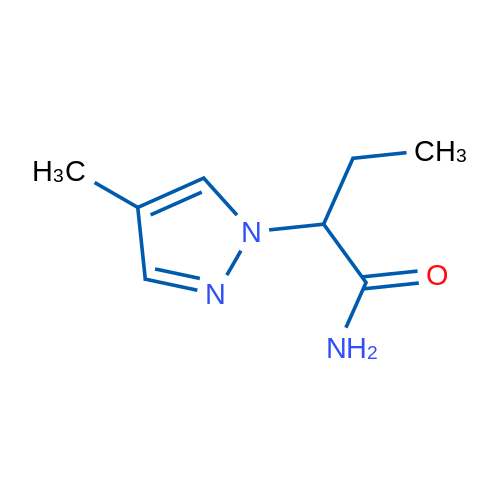 2-(4-Methyl-1H-pyrazol-1-yl)butanamide 1g