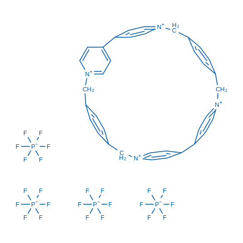 1,2,7(4,1),6(1,4)-Tetrapyridin-1-iuma-4,9(1,4)-dibenzenacyclodecaphane-11,21,61,71-tetraium hexafluorophosphate(V) (1:4) 5mg