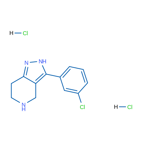 3-(3-Chlorophenyl)-4,5,6,7-tetrahydro-2H-pyrazolo[4,3-c]pyridine dihydrochloride 1g