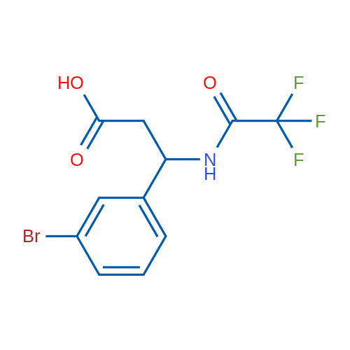 3-(3-Bromophenyl)-3-(2,2,2-trifluoroacetamido)propanoic acid 1g