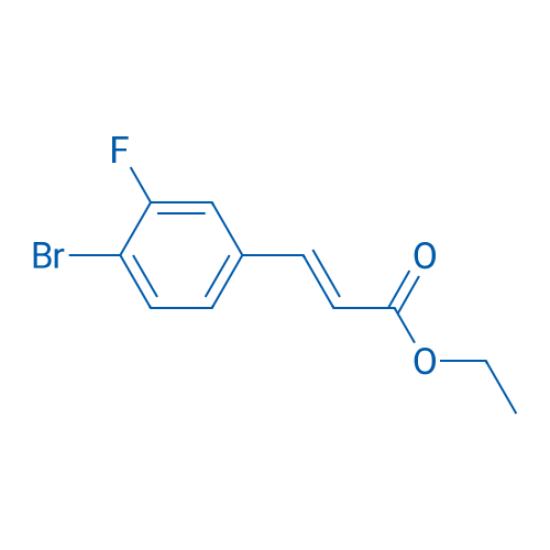 (E)-Ethyl 3-(4-bromo-3-fluorophenyl)acrylate 250mg