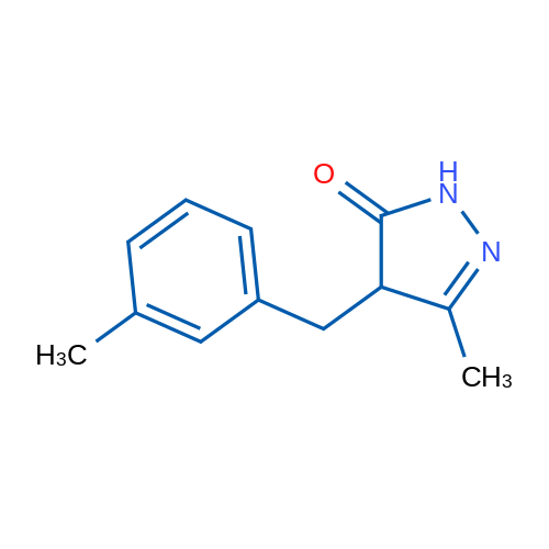 3-Methyl-4-(3-methylbenzyl)-1H-pyrazol-5(4H)-one 5g