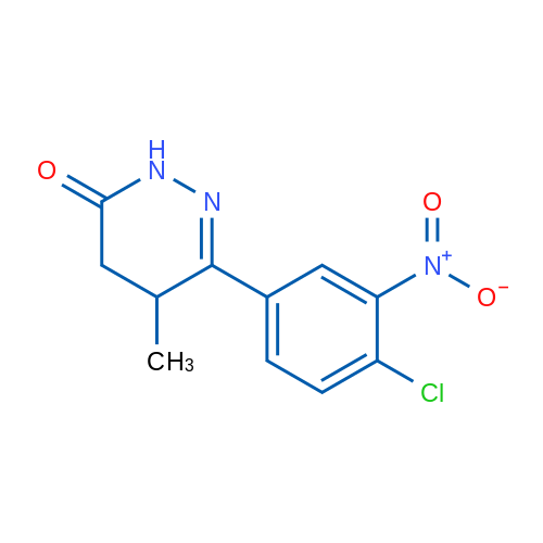 6-(4-Chloro-3-nitrophenyl)-5-methyl-4,5-dihydropyridazin-3(2H)-one 1g