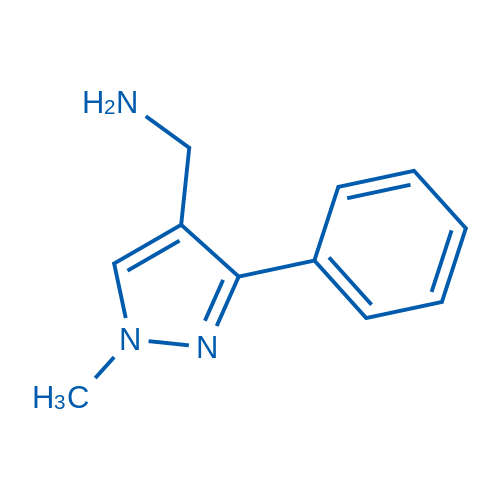 (1-Methyl-3-phenyl-1H-pyrazol-4-yl)methanamine 50mg