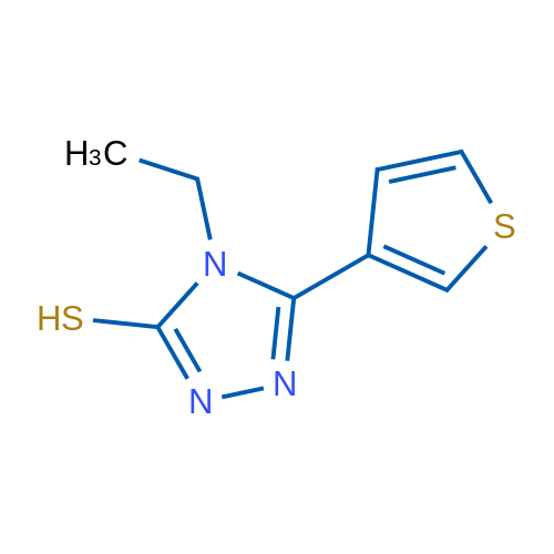4-Ethyl-5-(thiophen-3-yl)-4h-1,2,4-triazole-3-thiol 1g