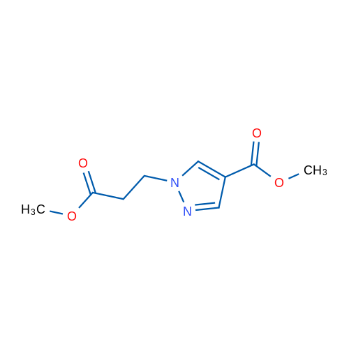 Methyl 1-(3-methoxy-3-oxopropyl)-1H-pyrazole-4-carboxylate 1g