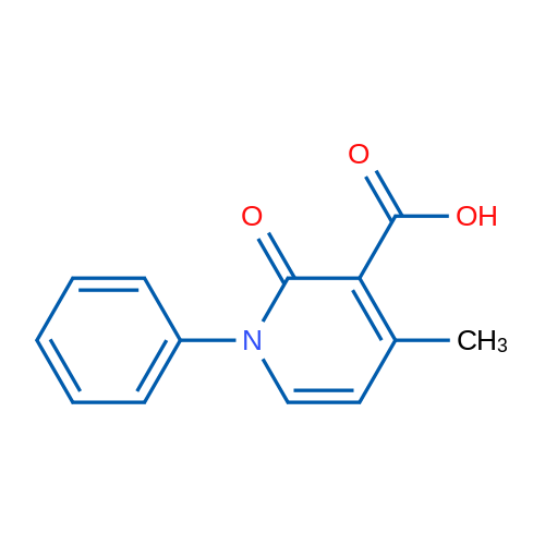 4-Methyl-2-oxo-1-phenyl-1,2-dihydropyridine-3-carboxylic acid 1g