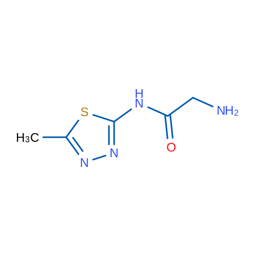 2-Amino-N-(5-methyl-1,3,4-thiadiazol-2-yl)acetamide 1g