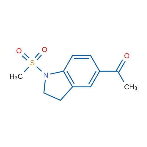 1-(1-(Methylsulfonyl)indolin-5-yl)ethanone 1g