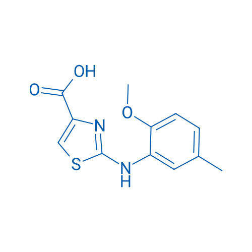 2-[(2-Methoxy-5-methylphenyl)amino]-1,3-thiazole-4-carboxylic acid 1g