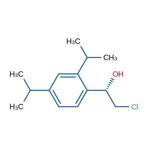 (1S)-1-[2,4-Bis(propan-2-yl)phenyl]-2-chloroethan-1-ol 1g