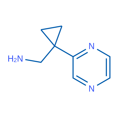 (1-(Pyrazin-2-yl)cyclopropyl)methanamine 1g
