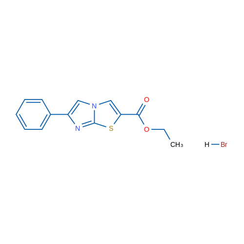Ethyl 6-phenylimidazo[2,1-b]thiazole-2-carboxylate hydrobromide 1g