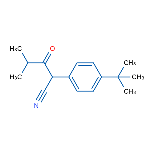 2-(4-(tert-Butyl)phenyl)-4-methyl-3-oxopentanenitrile 1g