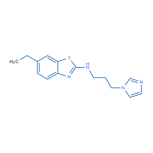 6-ethyl-N-[3-(1H-imidazol-1-yl)propyl]-1,3-benzothiazol-2-amine 5g