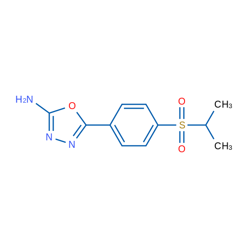 5-[4-(isopropylsulfonyl)phenyl]-1,3,4-oxadiazol-2-amine 1g