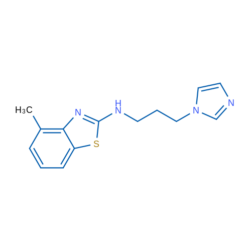 N-[3-(1H-imidazol-1-yl)propyl]-4-methyl-1,3-benzothiazol-2-amine 250mg