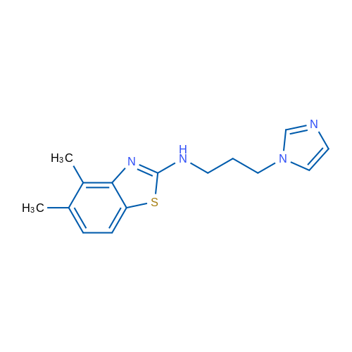 N-[3-(1H-imidazol-1-yl)propyl]-4,5-dimethyl-1,3-benzothiazol-2-amine 250mg