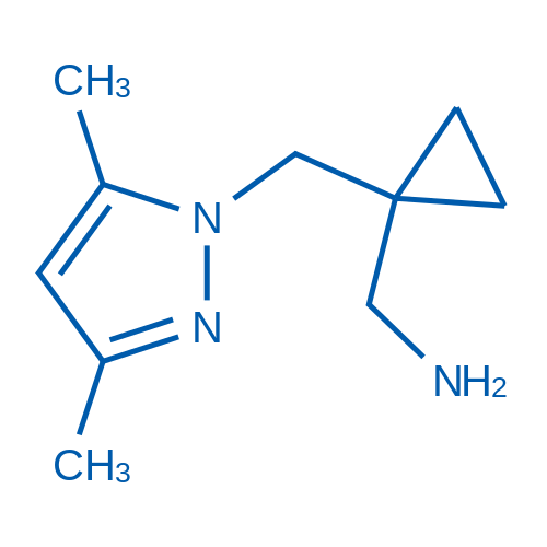 (1-((3,5-Dimethyl-1H-pyrazol-1-yl)methyl)cyclopropyl)methanamine 1g