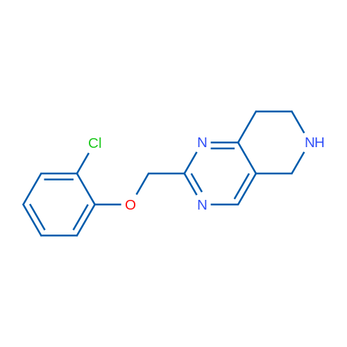 2-((2-Chlorophenoxy)methyl)-5,6,7,8-tetrahydropyrido[4,3-d]pyrimidine 1g