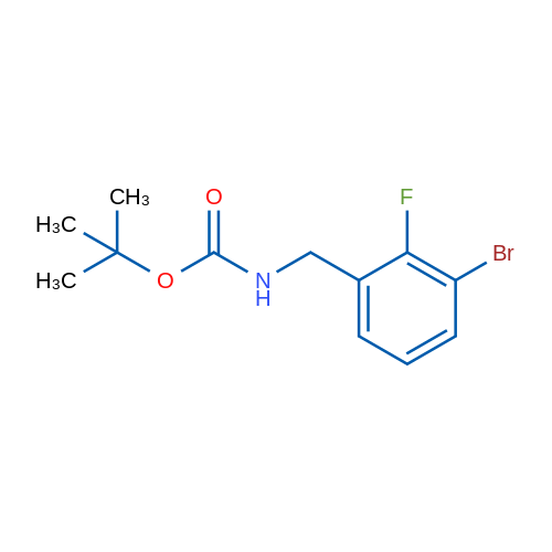 tert-Butyl 3-bromo-2-fluorobenzylcarbamate 1g