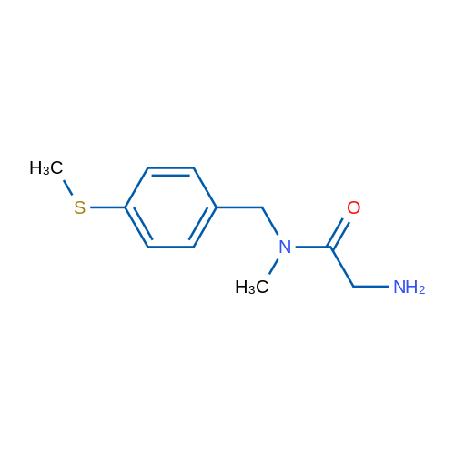 2-Amino-N-methyl-N-(4-(methylthio)benzyl)acetamide 1g