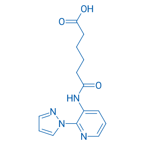 5-{[2-(1H-pyrazol-1-yl)pyridin-3-yl]carbamoyl}pentanoic acid 1g