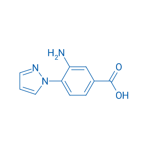 3-Amino-4-(1h-pyrazol-1-yl)benzoic acid 100mg