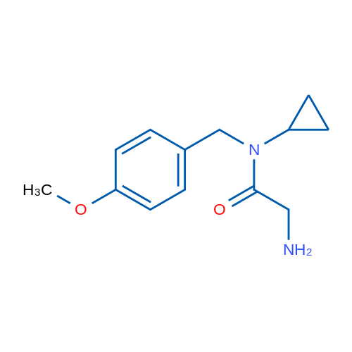 2-Amino-N-cyclopropyl-N-(4-methoxybenzyl)acetamide 1g