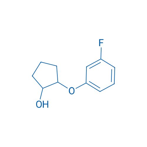 2-(3-Fluorophenoxy)cyclopentan-1-ol 250mg
