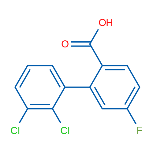 2',3'-Dichloro-5-fluoro-[1,1'-biphenyl]-2-carboxylic acid 1g