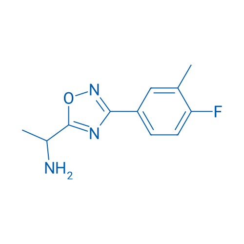 1-[3-(4-Fluoro-3-methylphenyl)-1,2,4-oxadiazol-5-yl]ethan-1-amine 1g