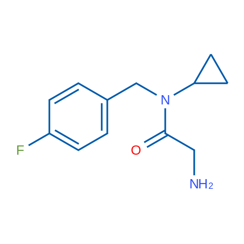 2-Amino-N-cyclopropyl-N-(4-fluorobenzyl)acetamide 1g