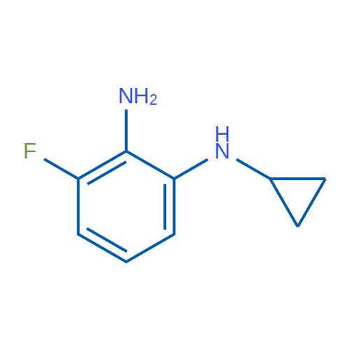 1-N-Cyclopropyl-3-fluorobenzene-1,2-diamine 250mg