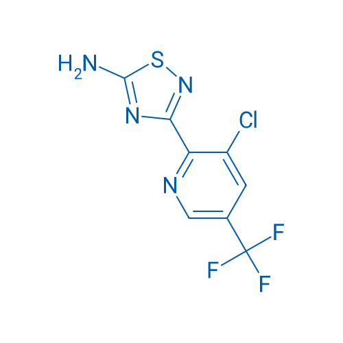 3-(3-Chloro-5-(trifluoromethyl)pyridin-2-yl)-1,2,4-thiadiazol-5-amine 1g
