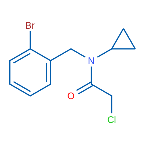 N-(2-Bromobenzyl)-2-chloro-N-cyclopropylacetamide 1g