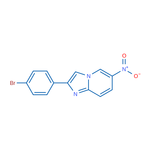 2-(4-Bromophenyl)-6-nitroimidazo[1,2-a]pyridine 1g