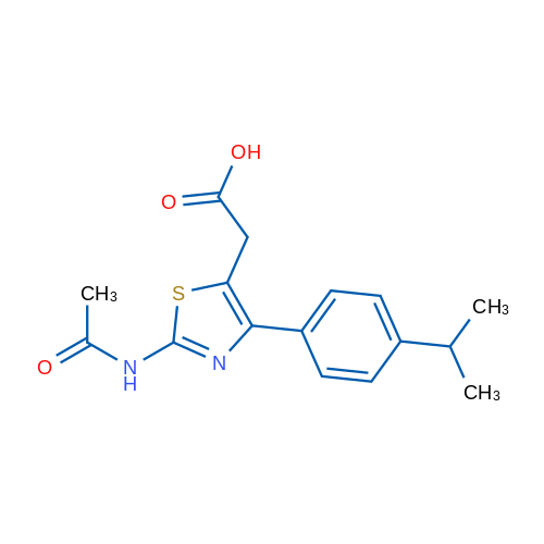 2-(2-Acetamido-4-(4-isopropylphenyl)thiazol-5-yl)acetic acid 1g