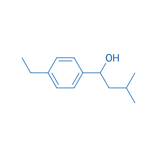 1-(4-Ethylphenyl)-3-methylbutan-1-ol 250mg