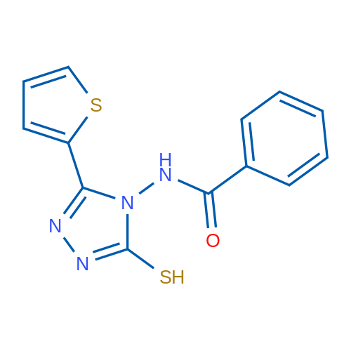 N-[3-Sulfanyl-5-(thiophen-2-yl)-4H-1,2,4-triazol-4-yl]benzamide 1g