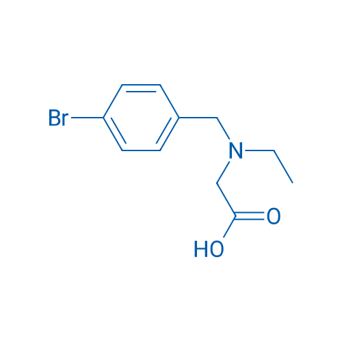 2-((4-Bromobenzyl)(ethyl)amino)acetic acid 1g